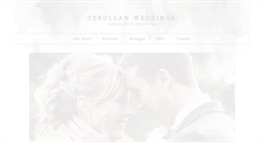 Desktop Screenshot of ceruleanweddings.com